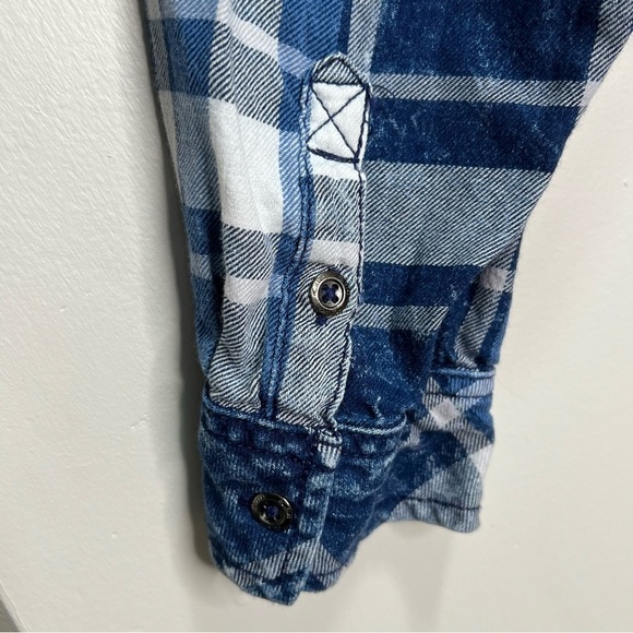 Penningtons DC Jeans Blue Flannel Size X - Picture 9 of 13